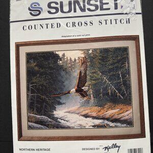 Northern Heritage Cross Stitch Kit - Eagle in Flight